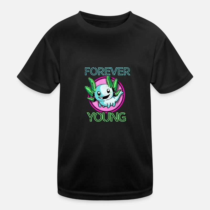 Axolotl Kinder Funktions-T-Shirt