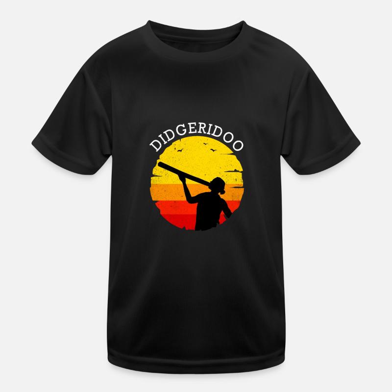 Didgeridoo Kinder Funktions-T-Shirt