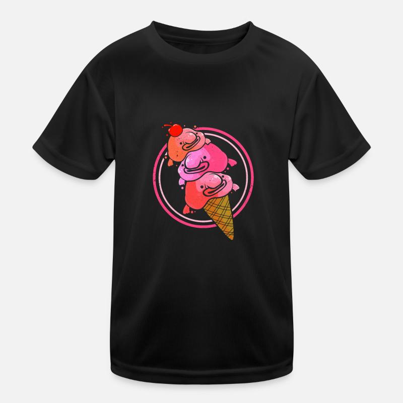 Blobfisch Kinder Funktions-T-Shirt
