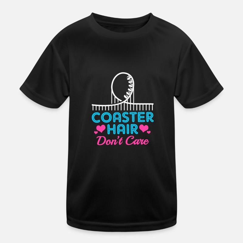 Roller coaster hair Kids Functional T-Shirt