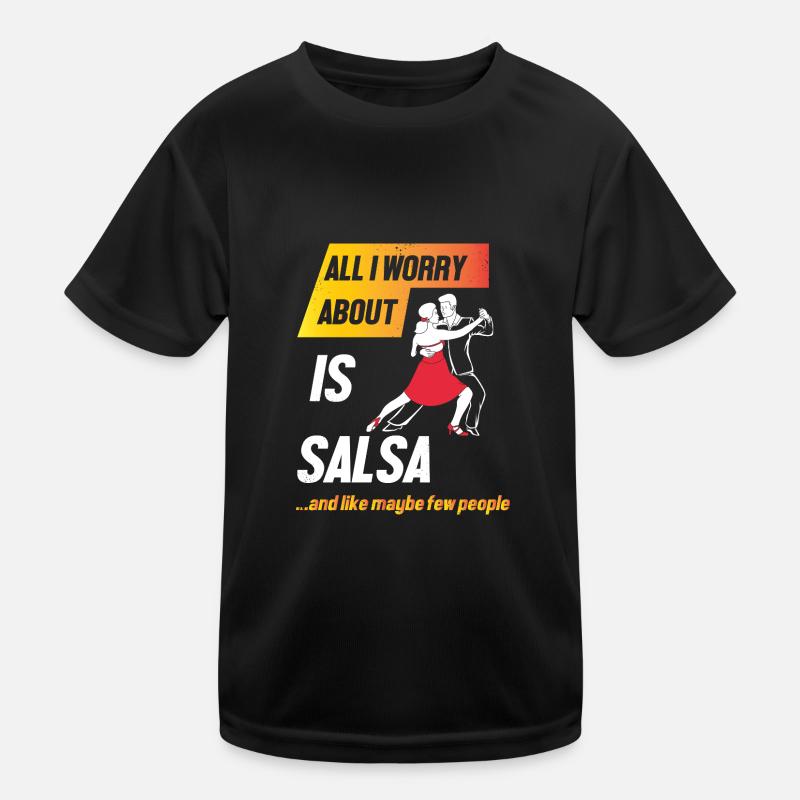 Salsa Dancer Dancer Kids Functional T-Shirt
