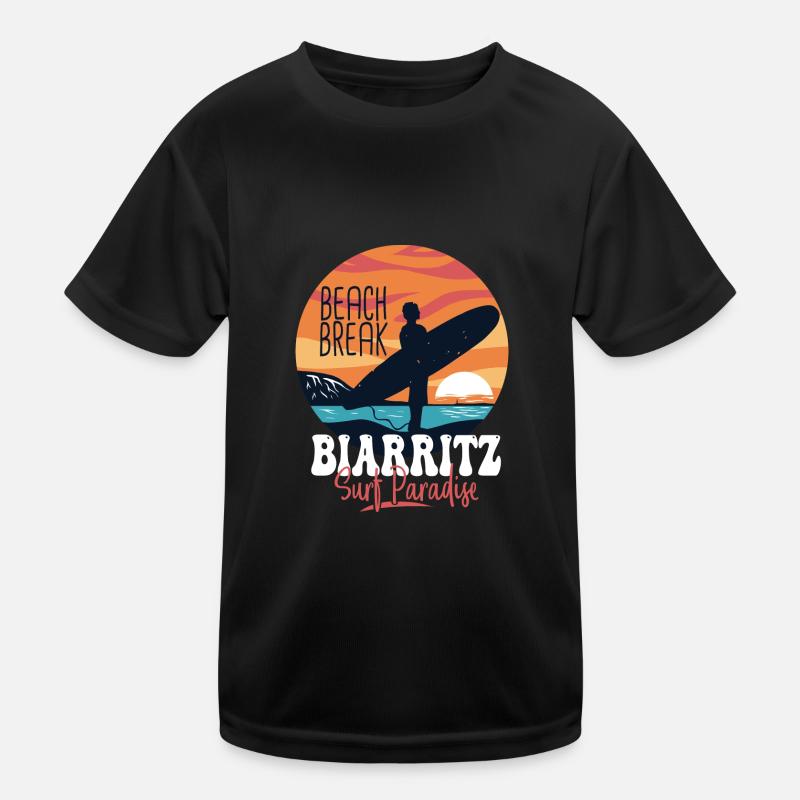 Surf Biarritz spot surf pour surfeur T-shirt sport Enfant