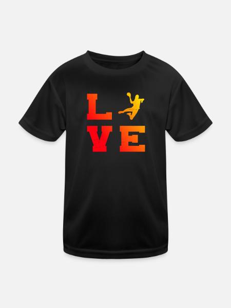 Jeux de Handball Handball Femmes Handball Handball Handball - T-shirt sport Enfant - noir - Devant