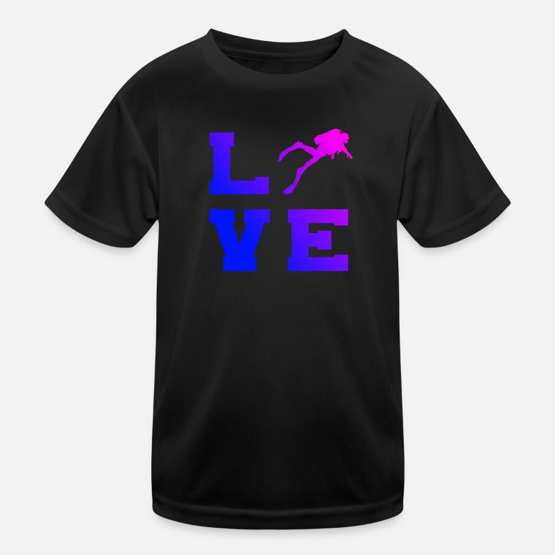 Plongeurs de plongée pour femmes Plongée en apnée Plongée sous-marine T-shirt sport Enfant
