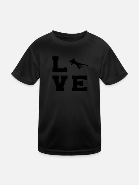 Football Goalkeeper Footballer Football player - Kids Functional T-Shirt - black - Front