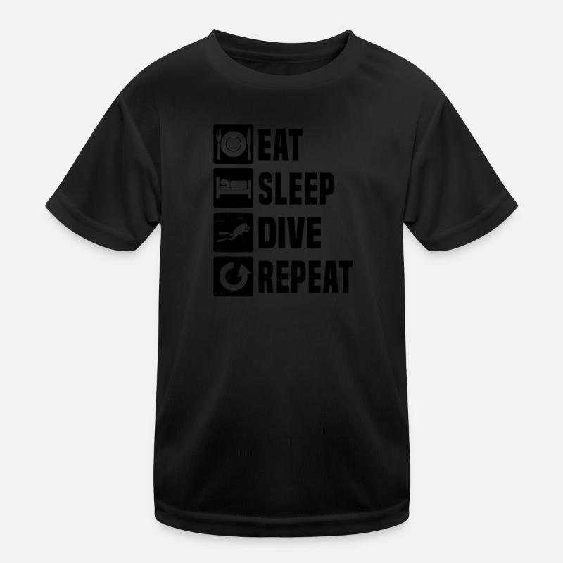 Scuba Diver Scuba Divers Scuba Diving Kids Functional T-Shirt