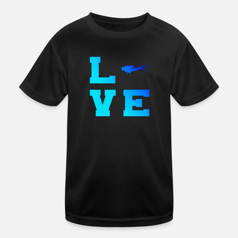 Scuba Diver Scuba Diving Dames T-shirt sport Enfant