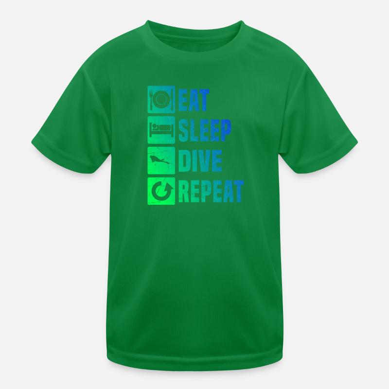 Dames Scuba Diver Free Dive Plongée sous-marine T-shirt sport Enfant