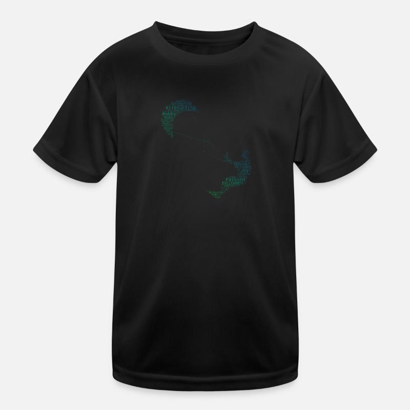 Kite Kitesurf Femmes Kitesurfer Kitesurf T-shirt sport Enfant