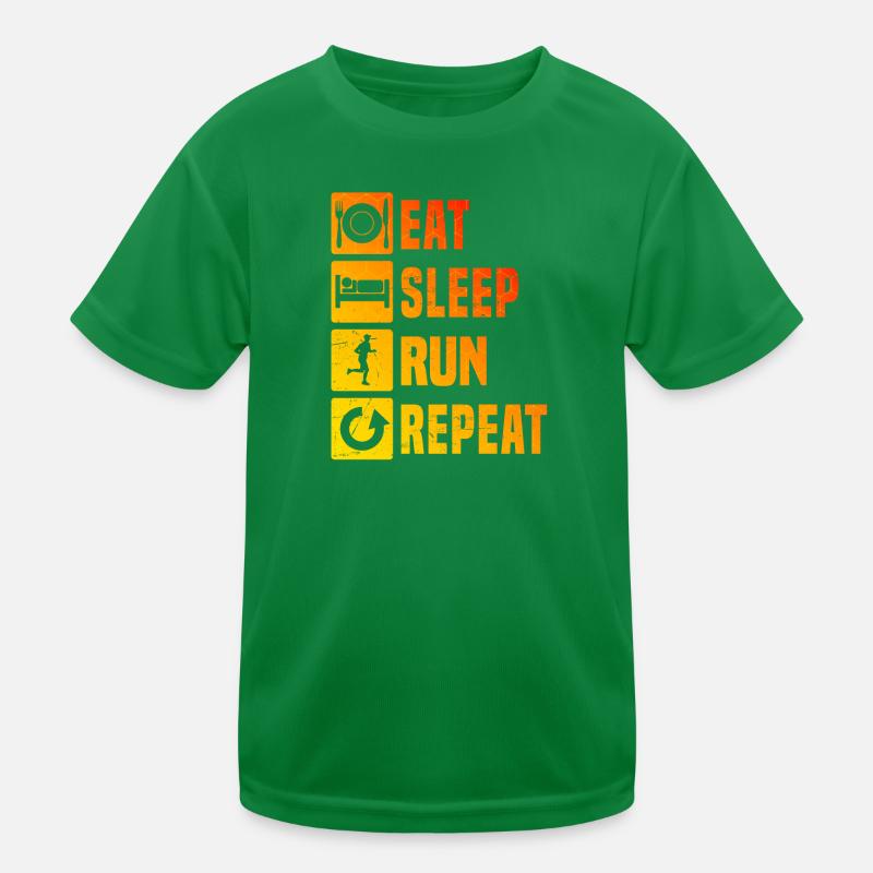 Course de fond Course de fond Course de jogging Hommes T-shirt sport Enfant