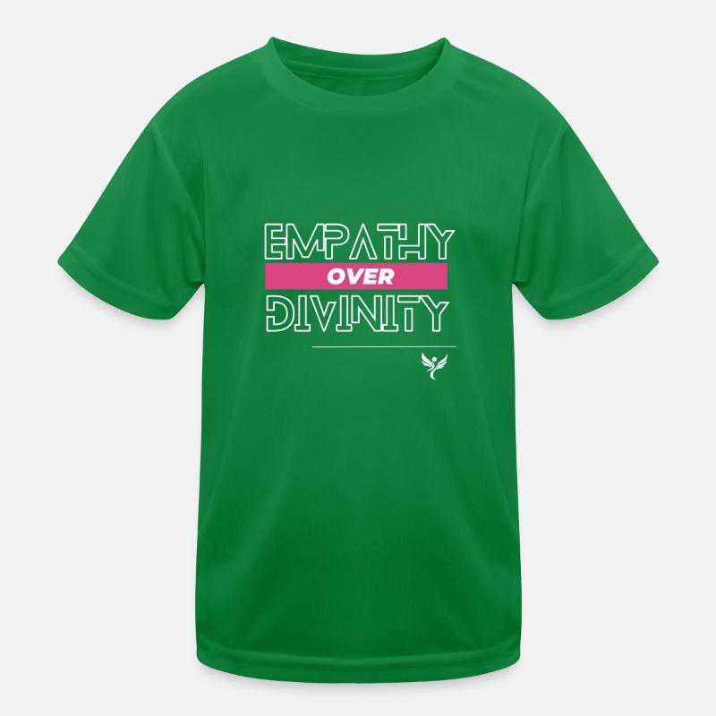 Empathy over divinity Kids Functional T-Shirt