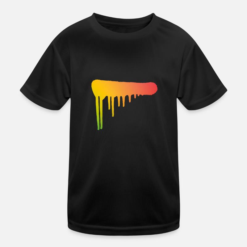 Graffiti Kunst Spraydose Farbe Strich Streetart Kinder Funktions-T-Shirt
