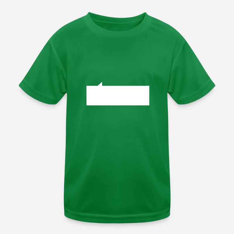 Sprechblase rechteck Kinder Funktions-T-Shirt