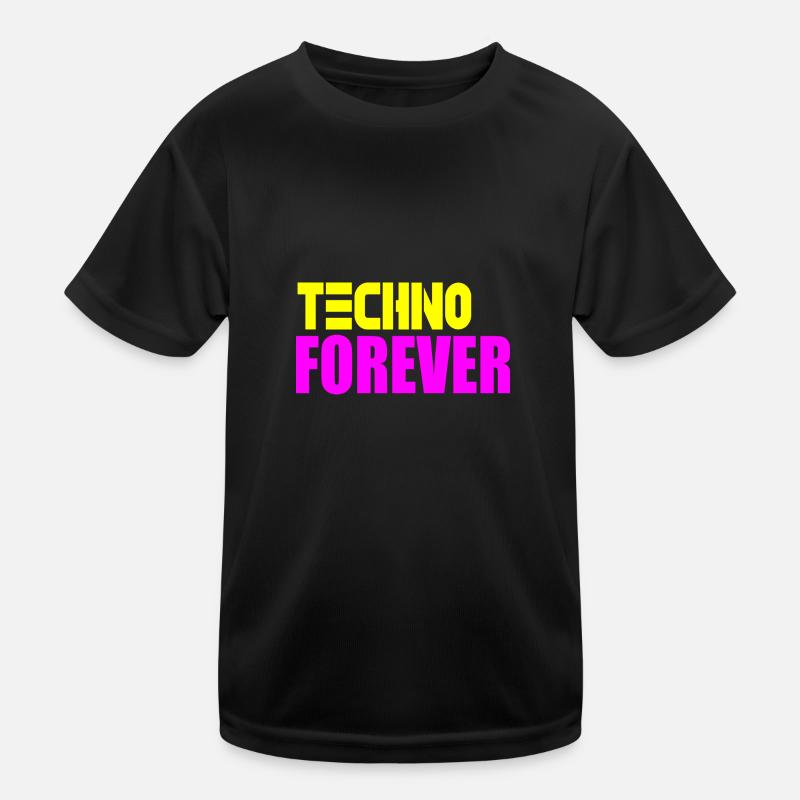 Techno forever Kids Functional T-Shirt