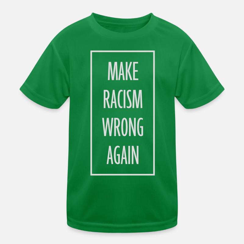 make racism wrong again Kids Functional T-Shirt