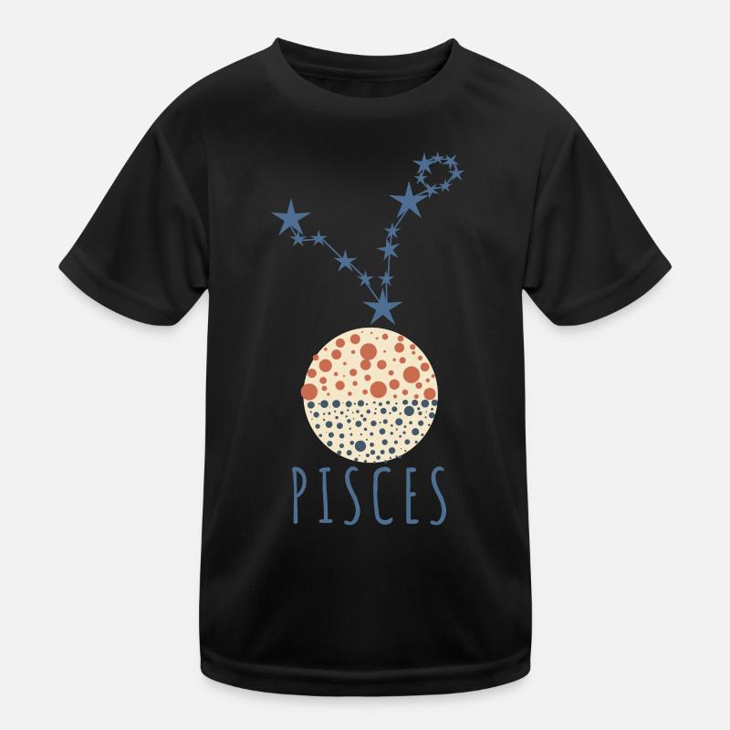 The constellation of Pisces Kids Functional T-Shirt
