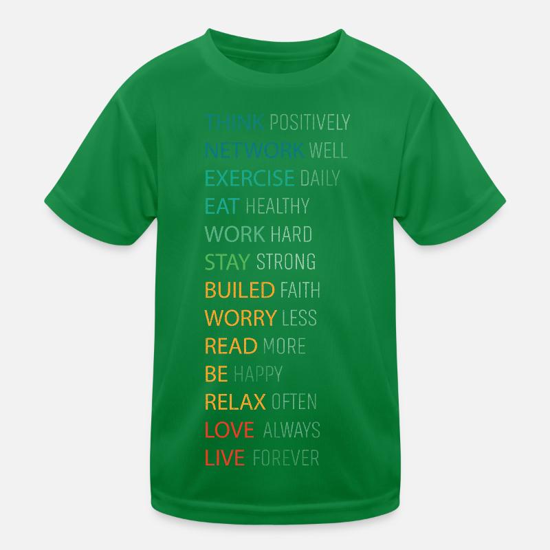 THINK POSITIVE Kids Functional T-Shirt