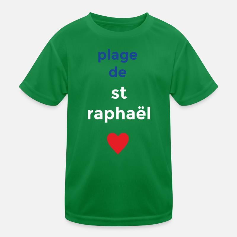 Traumstrand von St. Raphael Kinder Funktions-T-Shirt