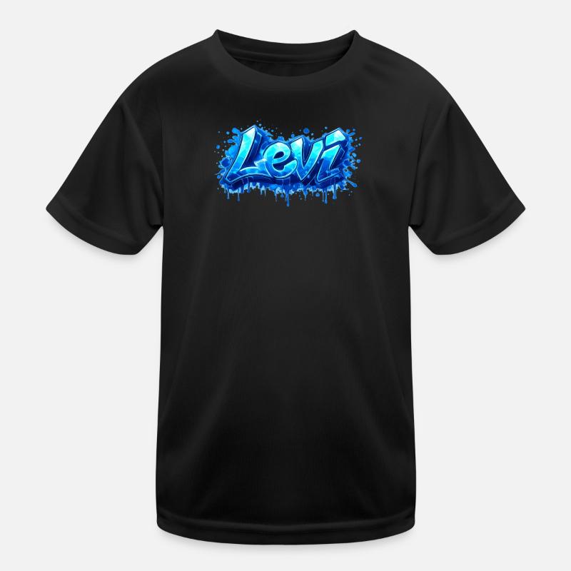 LEVI GRAFFITI NAME FOR PERFECT GIFT PRINTABLE  T-shirt sport Enfant