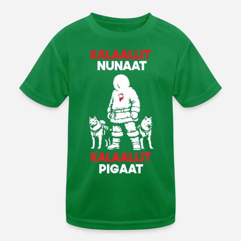 Grönland Design - Kalaallit Nunaat Kinder Funktions-T-Shirt