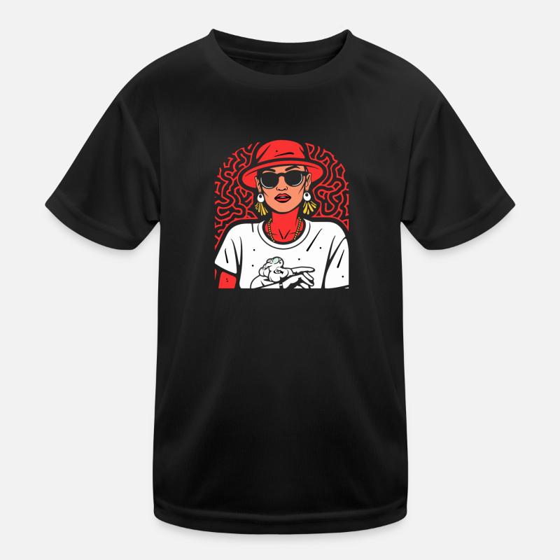 Frau Kinder Funktions-T-Shirt