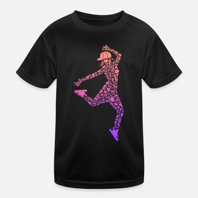 Breakdancer Breakdance Women Girls Breakdancing Kids Functional T-Shirt