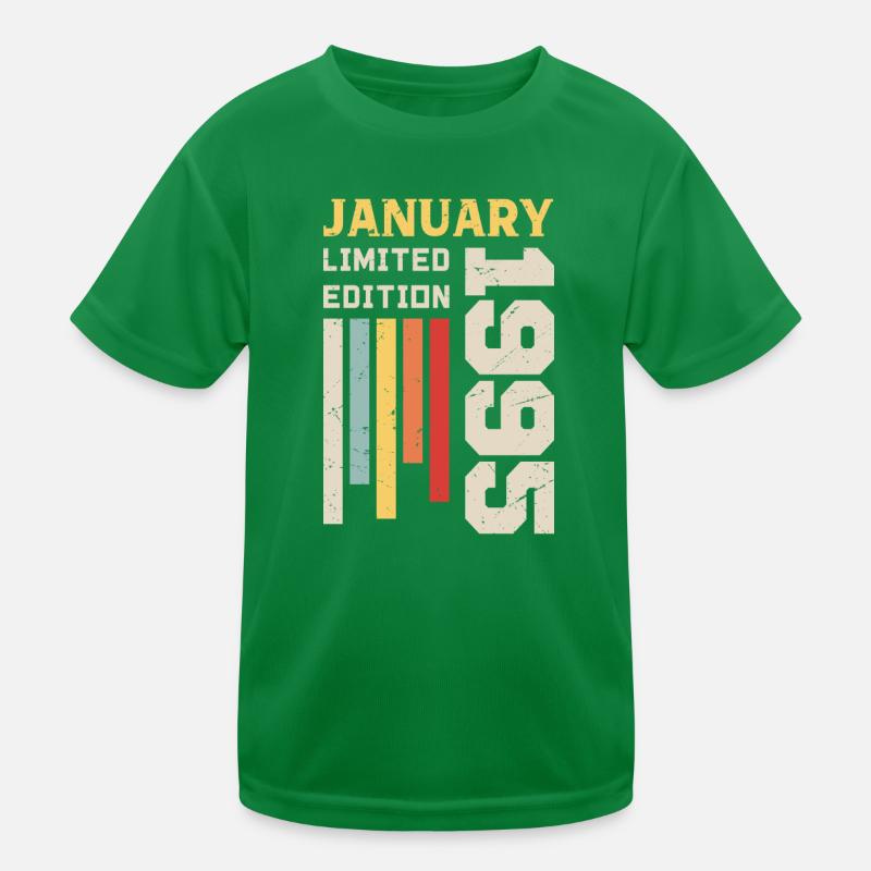 Januar 1995 - Januar 1995 Geburtstagsgeschenk Kinder Funktions-T-Shirt
