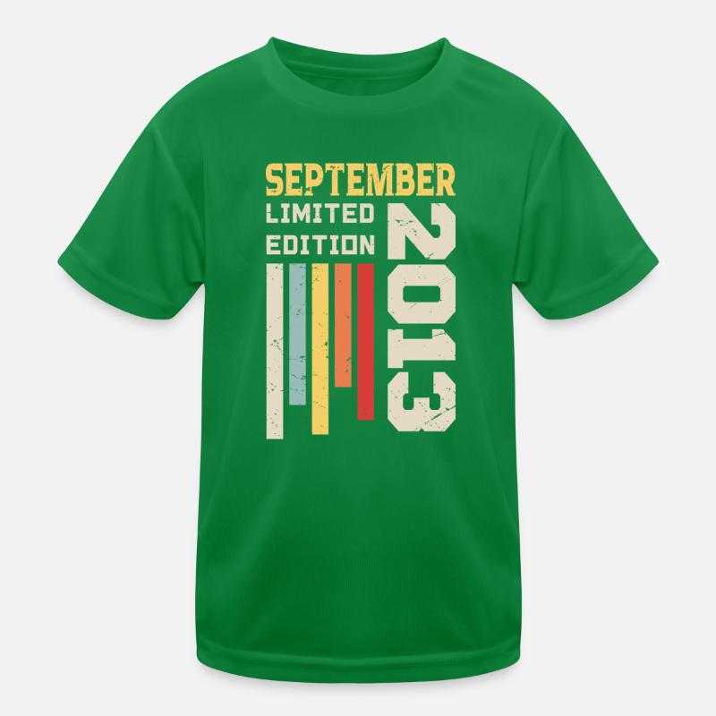 September 2013 Birthday Gift September 2013 Kids Functional T-Shirt