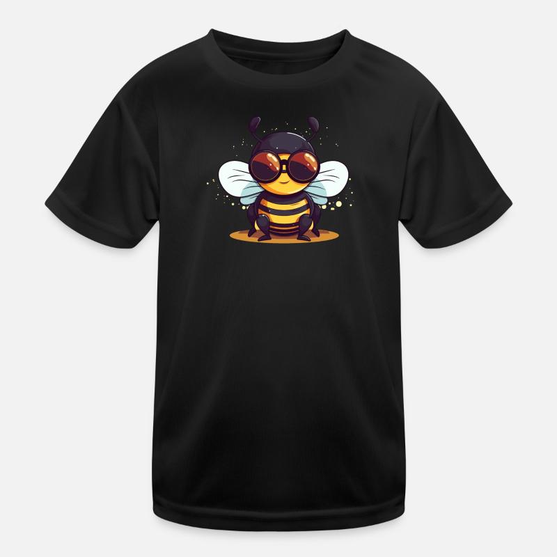 Bee Sunglasses Brummer Honey Bee Kids Functional T-Shirt