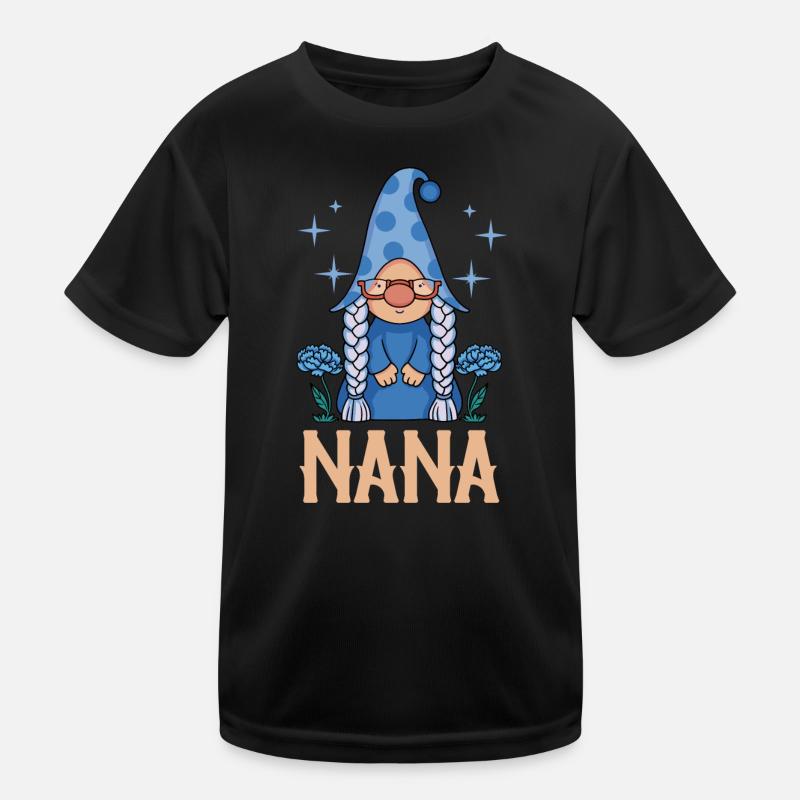 Nana Gnome Noël Grand-mère T-shirt sport Enfant