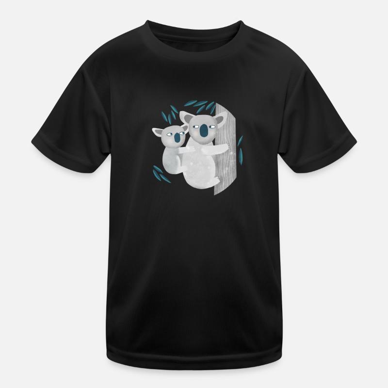Koala - Kids Functional T-Shirt - black