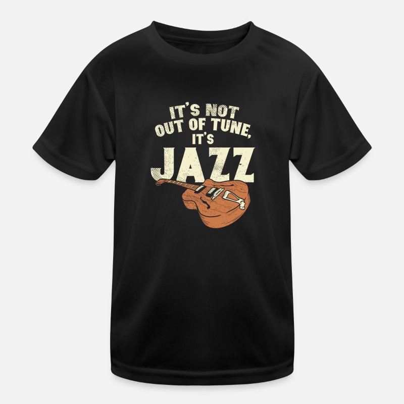 It's jazz - Kids Functional T-Shirt - black