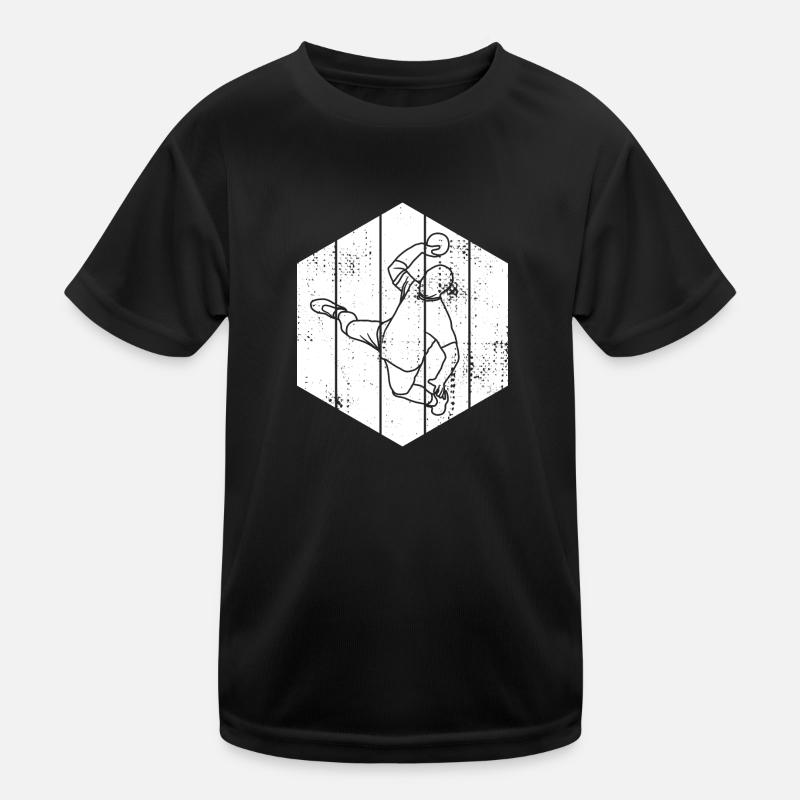 Handball player sketch Kids Functional T-Shirt