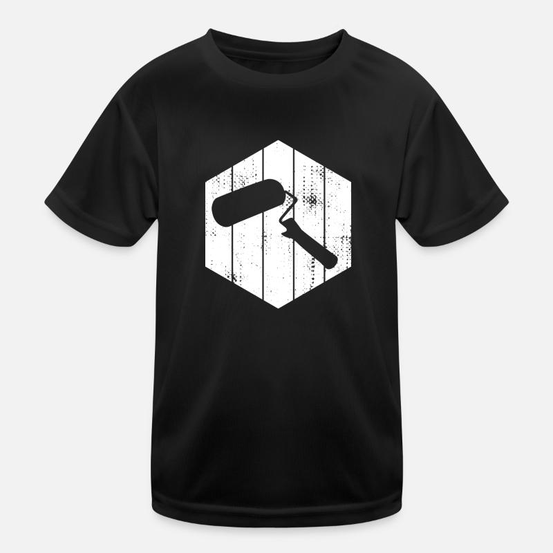 Farbroller Skizze Kinder Funktions-T-Shirt