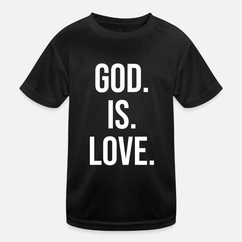 Gott ist Liebe Kinder Funktions-T-Shirt