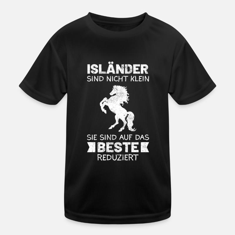 Isländer Islandpferd Pferd Pony Geschenkidee Kinder Funktions-T-Shirt