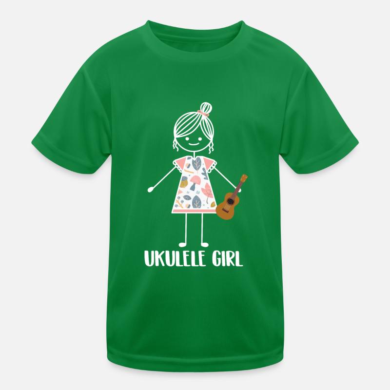 Ukulele Kinder Funktions-T-Shirt