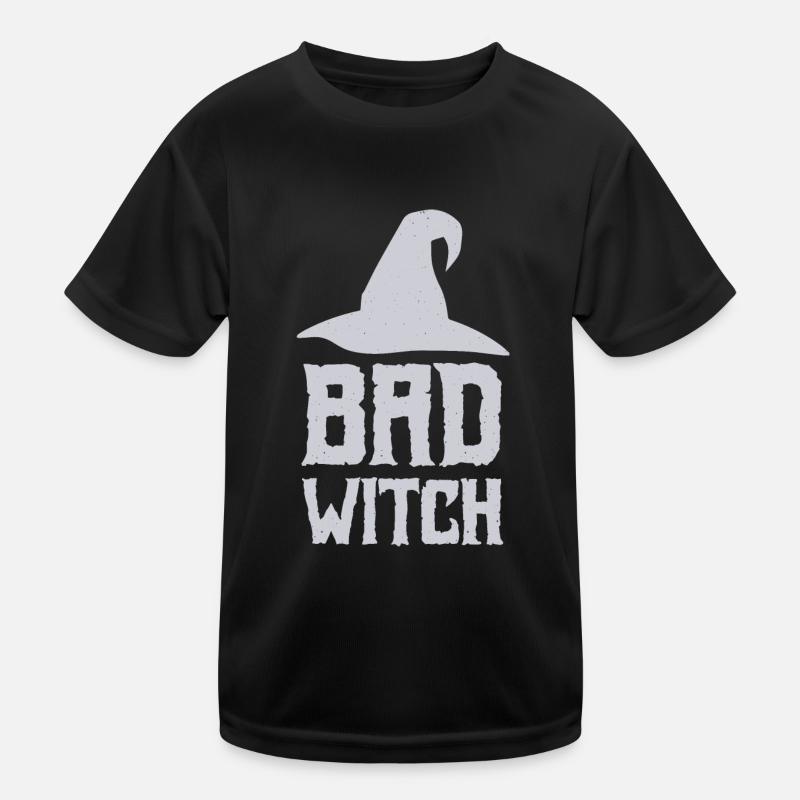Halloween - BAD WITCH Kinder Funktions-T-Shirt