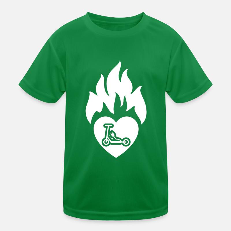 E-Scooter E-Roller Scooter T-shirt sport Enfant