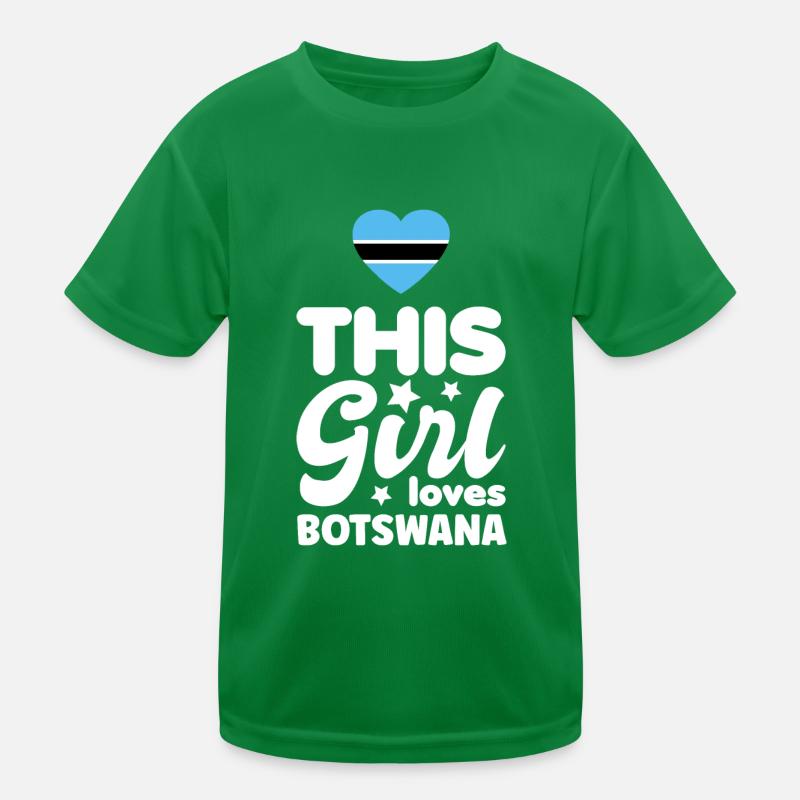 Drapeau du Botswana Drapeau du Botswana Afrique T-shirt sport Enfant