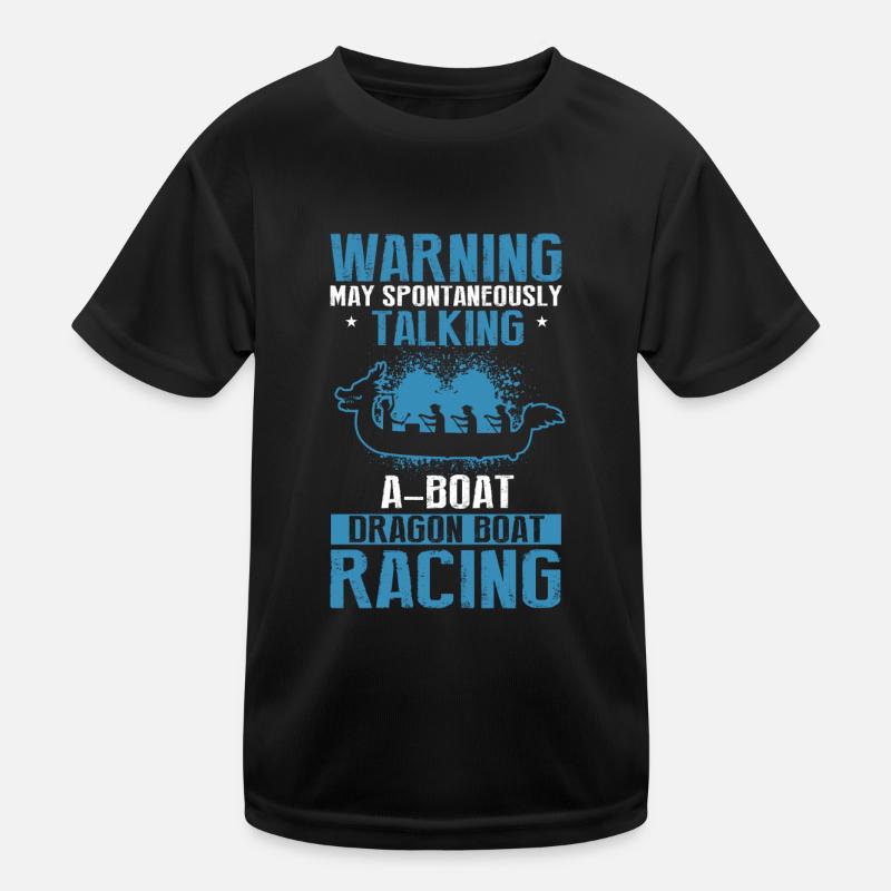 Drachenboot Trainer und Drachenboot Kinder Funktions-T-Shirt