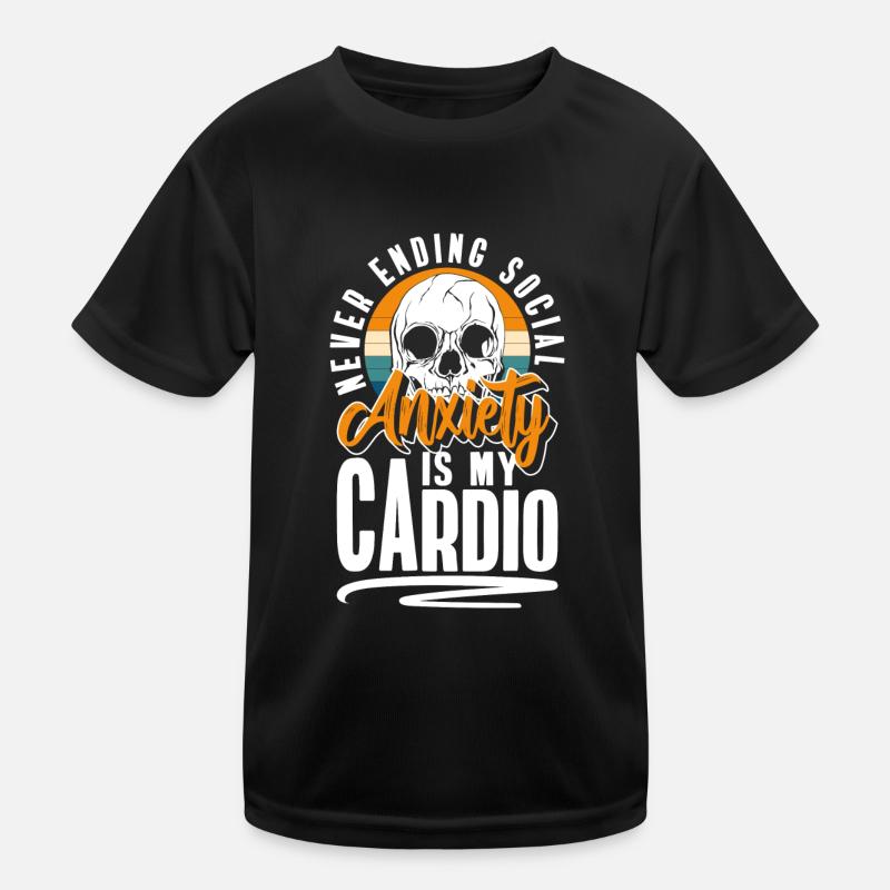 Sarkasmus Menschenmenge Gemein - Kinder Funktions-T-Shirt - Schwarz