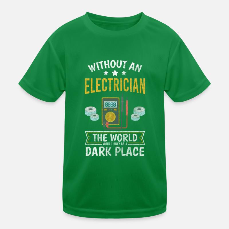 Electronics technician Craft Volt Kids Functional T-Shirt