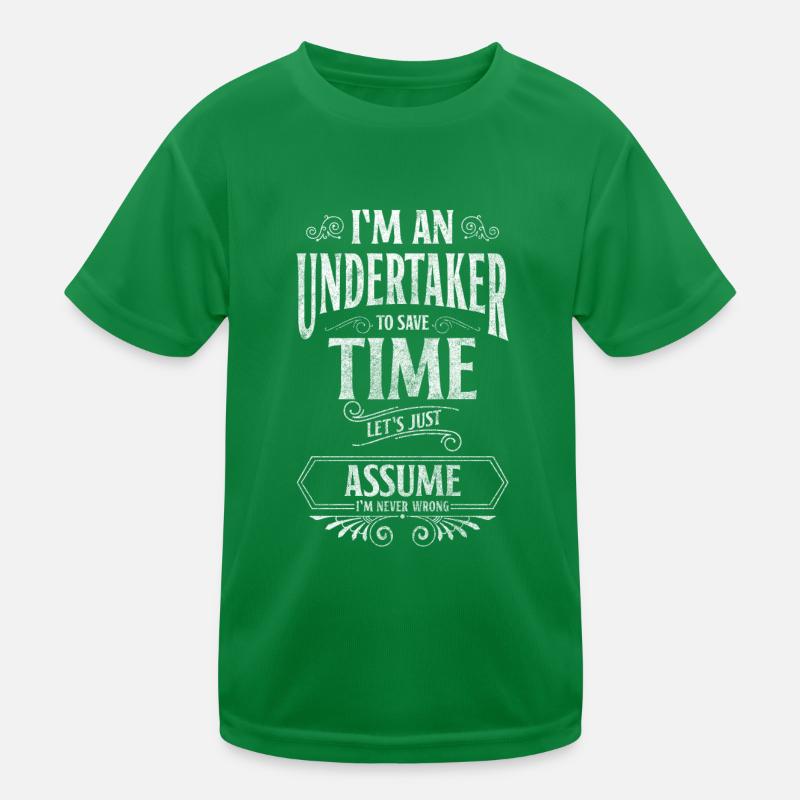 Undertaker's corpse Kids Functional T-Shirt