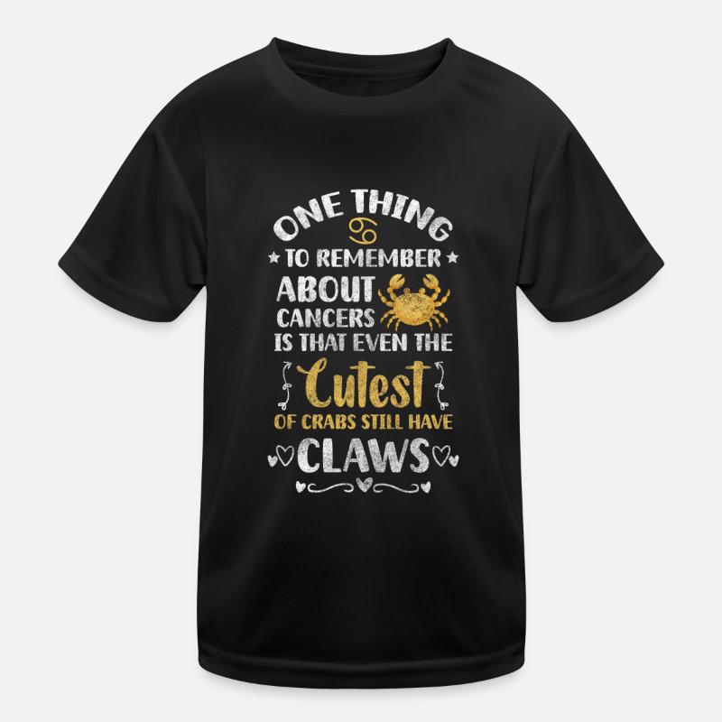 Krebs Konstellation Juni Kinder Funktions-T-Shirt