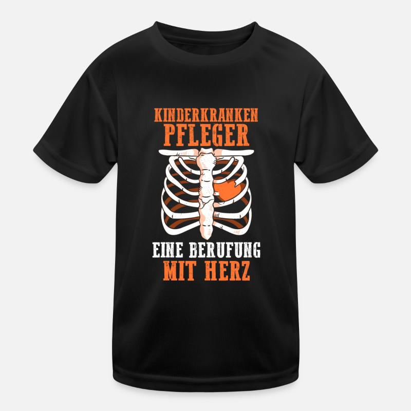 Pfleger Pflegekraft Kinderkrankenpfleger Kinder Funktions-T-Shirt