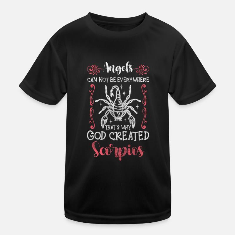 Naissance du Scorpion Novembre superstition T-shirt sport Enfant