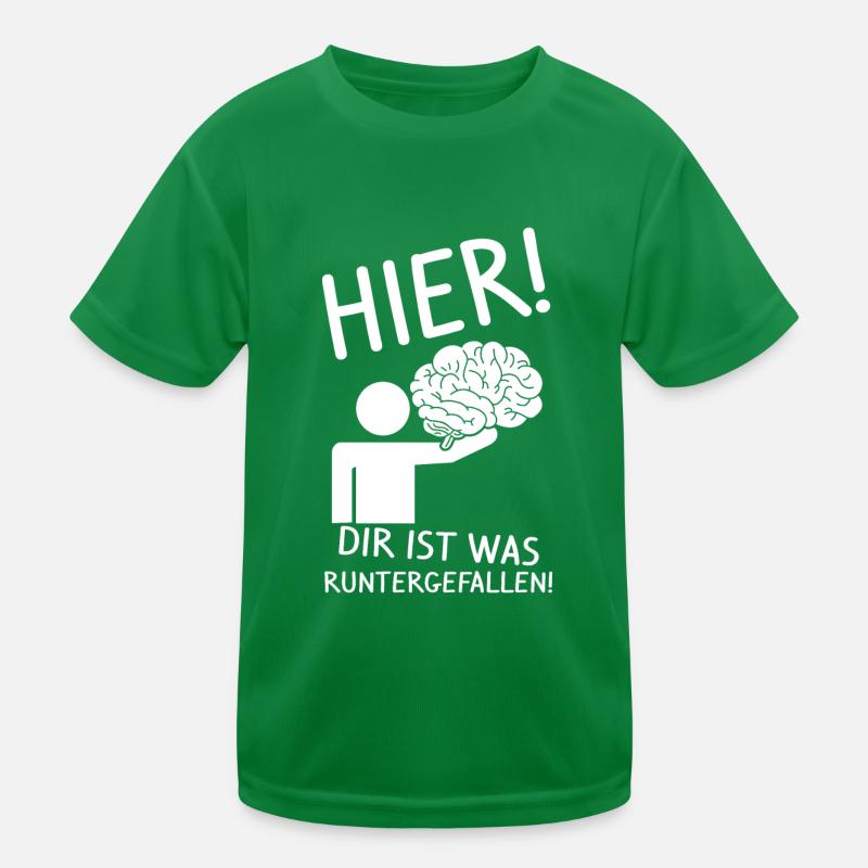 Hier! Dir Ist Was Runtergefallen! Strich Figur Geh Kinder Funktions-T-Shirt