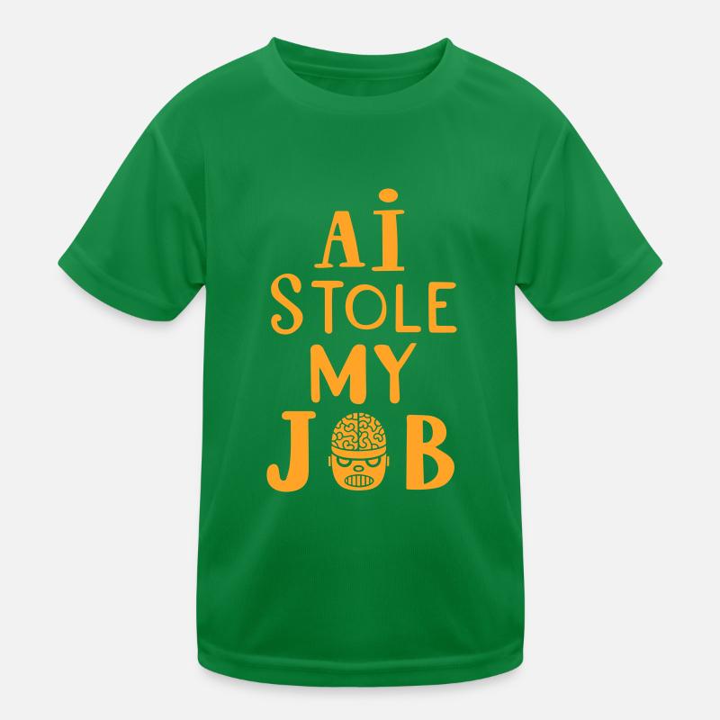Kunstig intelligens humor citat Funktionsshirt til børn