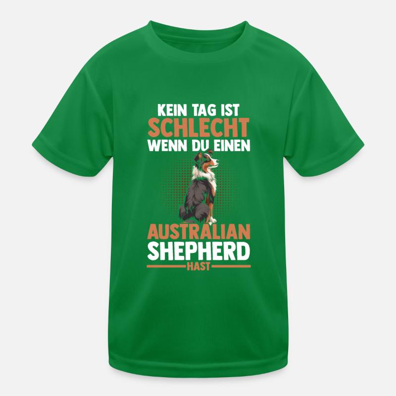 Australian Shepherd Hund Aussie Kinder Funktions-T-Shirt